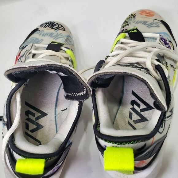 Nike Jordan Why Not Zer0.4 GS ‘Graffiti’ DD9659-007 Sneaker Shoes Boys Size 7Y - Picture 9 of 10